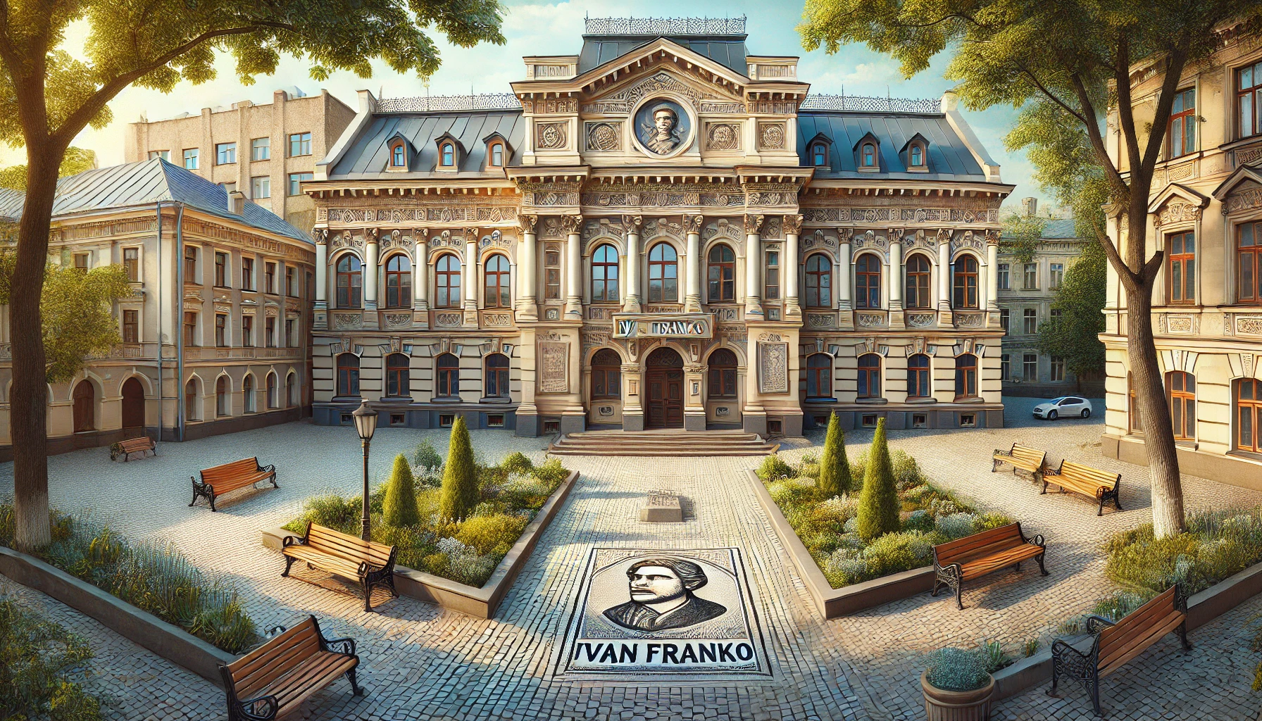 Ліцей ім. Івана Франка. Оренда смарт квартири місто Львів. Пошук хати бот