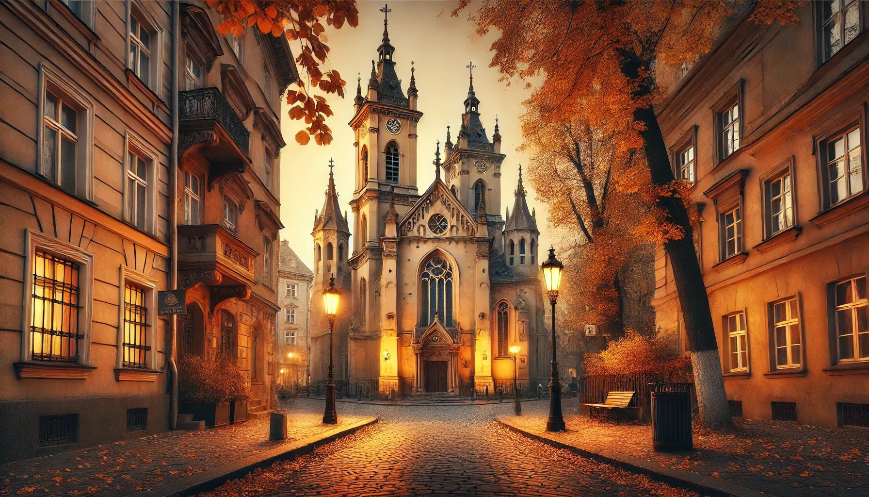 Костел Святої Урсули, оренда однокімнатних квартир Львів. Пошук хати бот.